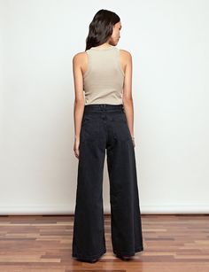 FINAL SALEBlack washed denim high-waisted jeans with wide leg . Brand Pixie Market 100% cotton denimBaggy fit High waist Wide leg Size S waist 26.5", hips 36.5"Size M waist 28.5", hips 38.5"Size L waist 30.5", hips 40.5'"Length 42"Model is wearing a size small and model's height is 5.9/ 175 cm Pixie Market, High Waisted Denim, Denim Wash, High Waist Jeans, Wide Leg Jeans, Wide Leg, Denim Jacket, High Waisted, How To Wear