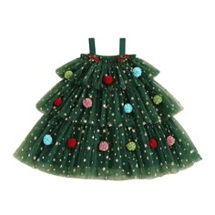 CHRISTMAS TREE Layered Tulle Dress Christmas Outfits For Kids, Embroidery Cake, Outfits For Baby Boys, Toddler Girl Christmas Dresses, Christmas Tutu Dress, Layered Tulle Dress, Matching Christmas Outfits, Christmas Tutu, Tulle Tutu Dress