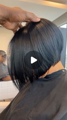 4,229 likes, 127 comments - keonbrunson_hair on March 16, 2024: "See You Tomorrow ATLANTA 🛫 Perfect Graduated,Asymmetric, Versatile, Bob Haircut ….😍… Liz Know What’s She Wants ……💁🏻‍♀️ #dmv #mckeenajordansalon #dmvhairstylist #hairstylist #natural #naturalhair #health #healthyhair #hair #lahairstylist #atlhairstylist #atlantahairstylist #hairsalon #haircut #hairtransformation #KBrunson #TheHAIRGOD … YOU COULD BE NEXT". Black Hair Bobs Medium, Short Bob With Side Shave, Black Girls Haircut Styles, Layered Bobs For Black Women, Tboz Tlc Haircut, Middle Part Stacked Bob, Acemetrical Bob Black Women, Bobs Hair Styles For Black Women, Even Bob Black Women