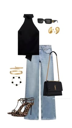 Night Out Jeans Outfit Heels, Playful Chic Outfit, Going Out City Outfits, Spring Dinner Outfit Classy, Mexico Going Out Outfits, Bachelorette Guest Outfit Ideas, Semi Casual Dinner Outfit Women, Casual Cocktail Outfits For Women, Girly Going Out Outfits