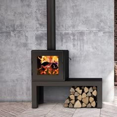 A sleek design for a sustainable and simple-to-use product. Our Nova wood burning stove is crafted with both you and the environment in mind. Build hassle-free, powerful fires that warm your space with captivating flames that you will enjoy through the large glass viewing pane. As a 2020 EPA compliant product, you can peacefully enjoy a clean, efficient burn with a Nova Series wood burning stove.  Features|Top and rear vent compatible provides excellent installation versatility|Massive glass viewing area|3",6", or 9" leg options available Small Wood Burning Stove, Wood Burner Fireplace, Stove Black, Stove Ideas, Wood Pellet Stoves, Portable Tent, Wood Burning Stoves, Freestanding Fireplace, Wood Pellets