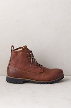 Men’s Tobias Shearling-Lined Leather Boots | Overland Winter Waterproof Ankle Boots With Leather Sole, Winter Ankle Waterproof Boots With Leather Sole, Rugged Lace-up Boots With Leather Sole For Winter, Rugged Leather Sole Combat Boots For Winter, Leather Waterproof Boots With Faux Fur Lining, Winter Outdoor Lace-up Chukka Boots, Lace-up Winter Boots With Suede Lining, Rugged Chukka Boots With Round Toe For Winter, Rugged Round Toe Chukka Boots For Winter