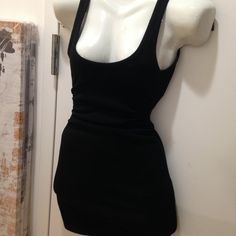 Washed Once But Never Worn Styled Sexy Ruched On Sides (Not Sure Pregnant Look) Wide Open On Back Very Short Can Be Worn As A Top Black Scoop Neck Bodycon Dress For Party, Black Scoop Neck Bodycon Party Dress, Chic Stretch Mini Dress With Scoop Neck, Stretch Scoop Neck Dress For Night Out, Scoop Neck Stretch Dress For Night Out, Black Bodycon Dress With Scoop Neck For Summer, Night Out Scoop Neck Stretch Bodycon Dress, Scoop Neck Stretch Bodycon Dress For Night Out, Stretch Bodycon Dress With Scoop Neck For Night Out