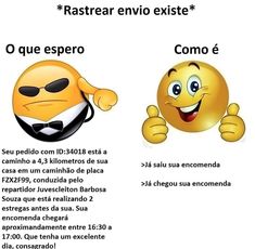 an image of two emoticions in spanish