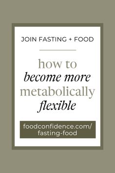 Want to become more metabolically flexible as a woman over 40? Join my dietitian-led metabolic reset! Fasting helps optimize your body’s innate, built-in capacity to heal itself. That's exactly what you'll learn to do in Fasting + Food, my 4-day dietitian-led metabolic reset. Join today to learn how to become more metabolically flexible as you age! Fasting Food, Metabolic Reset, Lower Inflammation, Food Program, Fast Day, Improve Metabolism