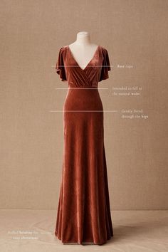 Jenny Yoo Ellis Velvet Dress | Anthropologie Velvet Bridesmaid Dresses, Velvet Gown, Jenny Yoo, Open Back Dresses, Looks Vintage, Guest Dresses, A Dress, Dress Backs