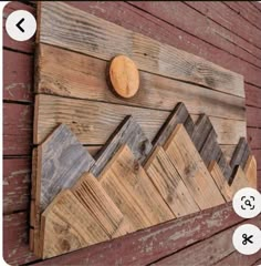 Scrap Wood Art, Mountain Wood Art, Mountain Wood Wall Art, Wood Art Diy, Barn Wood Projects, Wood Wall Art Diy, Wood Art Projects, Wood Projects That Sell, Reclaimed Wood Projects