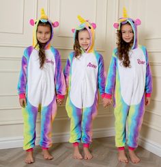 Personalized Plush Unicorn Jumpsuit, Rainbow Unicorn Zipper Onesie, Halloween Unicorn Costume, Christmas Kids gift, Unicorn lovers gift  🌈 Unicorn Onesie for Kids - Custom Rainbow Plush ✨ Personalized Kids Rainbow Unicorn Plush Onesie! Let your little one embrace the magic with this adorable and cozy unicorn onesie. Perfect for snuggling up on chilly nights or adding a touch of whimsy to playtime. Customizable with their name for a special touch. Made of soft, high-quality material that is gentle on their skin. This charming unicorn onesie will be a treasured gift that sparks joy and creativity. Available in a range of sizes to fit every child comfortably. Make their dreams come true with this enchanting and unique onesie! 🌈 Adorable Personalized Rainbow Unicorn Jumpsuit ✨ You can person Halloween Unicorn Costume, Unicorn Onesie, Halloween Unicorn, Plush Unicorn, Rainbow Plush, Kids Rainbow, Unicorn Halloween, Unicorn Costume, Unicorn Plush