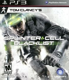 the coverart for splinterer and cell blacklist, with an image of a man in