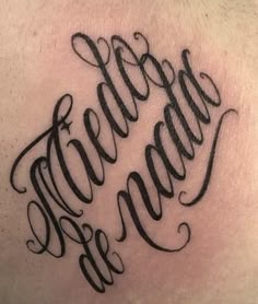 a tattoo with the words happy new year on it