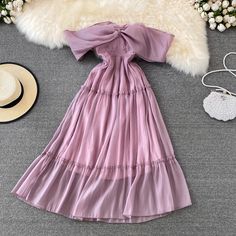 Purple A line short dress off shouler party dressFabric: soft chiffonColor: purpleSize(cm): S, M, L, XL(1inch=2.54cm)S length 101cm bust 78cm waist 66cmM length 102cm bust 82cm waist 70cmL length 103cm bust 86cm waist 74cm&ltp&gtXL length 104cm bust 90cm waist 78cm&lt/p&gt&ltbr/&gt&ltp&gtPlease check the size carefully when you choose items.&lt/p&gt&ltbr/&gt&ltp&gtFor more pictures of the dress, please contact us, thank you.&lt/p&gt&ltbr/&gt Solid Color Off Shoulder Summer Dress For Party, Solid Off Shoulder Dress For Summer Party, Solid Color Off Shoulder Dress For Summer Party, Off Shoulder Dress For Summer Party, Chiffon Mini Dress In Solid Color, Purple Chiffon Dress For Party, Chiffon Party Dress In Solid Color, Elegant Off Shoulder Dress For Spring, Flowy Off-shoulder Party Dress