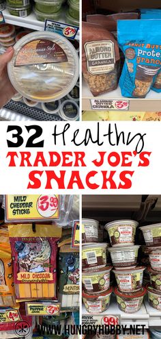 there are many different types of trader joe's snacks