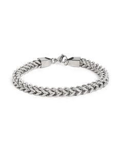 You just need to wrap this stylish bracelet around your wrist while chilling in your favourite jeans and a t-shirt, and it will instantly make you stand out in the crowd. You can never go wrong with this as a gift for your loved one's. Trendy Stainless Steel Bracelets For Everyday, Casual Everyday Chain Bracelet With Jubilee Style, Trendy Stainless Steel Bracelet For Everyday, Trendy Everyday Stainless Steel Bracelets, Casual Stainless Steel Bracelets, Casual Bracelets With Stainless Steel Clasp For Everyday, Casual Everyday Bracelets With Stainless Steel Clasp, Trendy Adjustable Chain Bracelet With Stainless Steel Clasp, Casual Everyday Chain Bracelet With Jubilee Detail