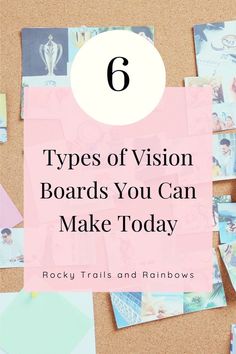 Discover how to make a vision board to reach your goals, and feel happier as you visualize your dreams! Follow Rocky Trails and Rainbows for more ideas and insight! | Tips and advice for positivity, positive vibes, positive motivation, positive thoughts, positive aesthetic, happiness, happy life, happiness aesthetic, and happy vibes.