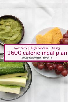 1600 Calorie Meal Plan, Loose Weight Meal Plan, Low Carb Shopping List, High Protein Meal Plan, College Nutritionist, Protein Meal Plan, High Protein Meal