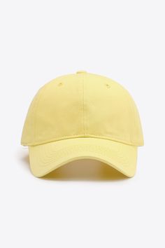 Cool and Classic Baseball Cap - Hats - FITGGINS Five Total Strangers, Baseball Cap Pattern, Yellow Baseball Cap, Cap Patterns, Navy And Brown, Haiti, The Cool, Pink And Green, Baseball Cap