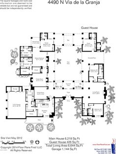 the floor plan for an apartment in la grana, which is currently under construction