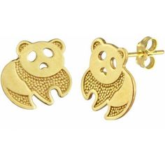 These handcrafted 10kt gold high-polished magnificent panda earrings will complement every jewelry collection. Pandas are known to symbolize prosperity and strength and will be a classic heirloom gift for your loved ones. The high polish will add extra sparkle to every outfit, day or night. It will be the perfect gift for every occasion. Size: One Size. Color: Metal Type. Gender: female. Age Group: adult. Panda Earrings, Heirloom Gifts, Types Of Metal, Gender Female, Womens Watches, Women's Earrings, Loved Ones, Jewelry Collection, Age Group