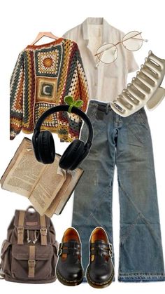 Look 80s, Moda Hippie, Look Boho Chic, Earthy Outfits, Estilo Hippie, Mode Inspo, Hippie Outfits, Really Cute Outfits