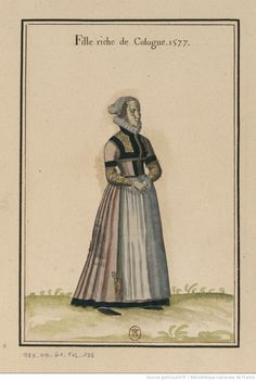 [Ensemble de gravures de costumes d'Allemagne du XVIe siècle] : [estampe] | Gallica Fashion Timeline, Ancient Armor, Wise Woman, Cosplay Inspo, Costume Women, Historic Clothing, Wise Women, Woman Dress, Working Class