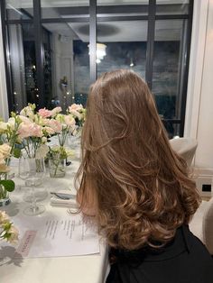 Blowout Curls, Brown Hair Looks, Blowout Hair, Hair Stylies, Long Brown Hair, Hair Inspo Color, Light Hair, Light Brown Hair