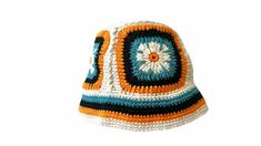 Hand Knitted Crochet Bucket hat for girl and women. Multi Color Design hat for Indoor and Outdoor use. Breathable design for all season use. Retro Crochet Hat For Spring, Retro Brimmed Crochet Hat For Vacation, Retro Crochet Beanie Hat For Spring, Retro Yarn Hat For Spring, Retro Spring Hats Made Of Yarn, Retro Spring Yarn Hat, Retro Spring Hats Made From Yarn, Cute Knitted Hat For The Beach, Cute Knitted Beach Hats