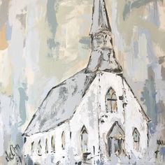 Grace Given - Deann Art Country Church, Drip Painting, Floater Frame, Painting Inspiration, Nashville, Watercolor Art, Rooster, Gallery Wrap Canvas, Art Projects