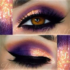 Extreme Make-up, Orange Eye Makeup, Mekap Mata, Eye Makeup Designs, Colorful Eye Makeup, Creative Eye Makeup