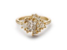 Ruth Tomlinson, Unusual Rings, Traditional Diamond, Engagement Ideas, Jewellery Designer, Radiant Cut Diamond, Oval Cut Diamond, Antique Diamond, Champagne Diamond