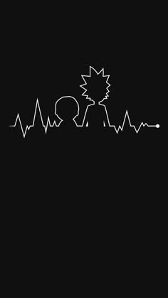 Black Wallpaper Rick And Morty, Rick And Morty Black And White, Rick And Morty Wallpaper Iphone, Heartbeat Wallpaper, Rick Wallpaper, Rick And Morty Aesthetic Wallpaper