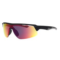 PRICES MAY VARY. Sport Sunglasses for Kids: These youth sunglasses are specially designed for active wear and feature a matte black shield-style frame and red mirror lenses; Lens' width: 64 mm, Bridge: 18 mm, Arm: 118 mm UV Protection: Our non-polarized sunglasses for kids help shield eyes from the sun’s harmful rays by providing 100% UVA-UVB lens protection. Scratch and Impact Resistant: Made with polycarbonate mirrored, easy-to-clean lenses designed for longevity, these fun sunglasses feature Fun Sunglasses, Baseball Sunglasses, Black Shield, Sunglasses For Kids, Kids Help, Red Mirror, Sport Sunglasses, Youth Baseball, Kids Baseball