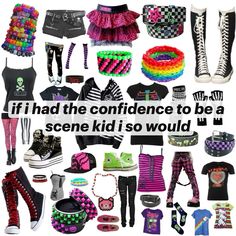 Scenemo Outfits, Scene Kid Aesthetic, Arcade Carpet, Alt Clothes, Mood Clothes