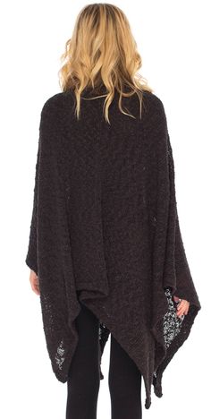 FASHIONABLE AND STYLISH open poncho cape shawl for women is surely a must-have for the cold season. This warm poncho for women can be worn in a variety of ways. An open-front wrap sweater that will complement every outfit you own. Great for layering over a crop top, tank top, or scrunch it to make a darling knit scarf poncho. COMFORTABLE AND LIGHTWEIGHT shawl poncho cape for women is the perfect upgrade for your womens warm poncho cape collection. This blanket wrap for women is made of cozy, sof Cozy Knit Poncho For Fall, Oversized Winter Poncho For Cold Weather, Cozy Soft Knit Poncho For Fall, Oversized Chunky Knit Poncho For Fall, Oversized Shawl Poncho, Oversized Winter Poncho, Oversized Knit Poncho For Fall, Cozy Poncho For Cold Weather, Winter Knit Shawl One Size