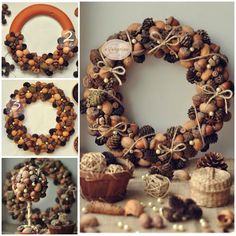 the collage shows different types of beads