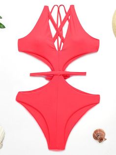 545369 Stretch Cutout One-piece Swimsuit, Pink Nylon Bodysuit For Beach Season, Pink Stretch One Piece For Party, Stretch Pink One-piece For Party, Solid Swimwear For Club In Spring, Pink Fitted Backless Swimwear, Fitted Pink Backless Swimwear, Pink One-piece Bodysuit For Club, Fitted Backless Pink Swimwear