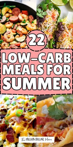 low carb meals for the summer