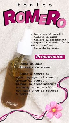 combate la caspa y la caída del cabello con este tónico de romero fácil y rápido de preparar Haut Routine, Facial Tips, Beauty Routine Tips, Girl Tips, Natural Beauty Tips, Glow Up Tips, Skin Tips, Belleza Natural, Doterra