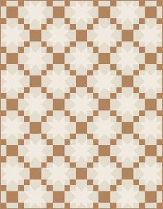 a brown and white checkered pattern with squares