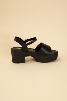 Toe: Open toe, roundHeel shape: Platform Low Chunky Heels, Chunky Platform Sandals, Boho Lifestyle, Black Platform Sandals, Sandals Platform, Chunky Sandals, Chunky Heels Sandals, Black Platform, Sweaters And Leggings