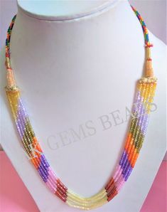 Multicolor Crystal Beaded Chain Jewelry, Multicolor Crystal Beaded Jewelry, Multicolor Beaded Crystal Jewelry, Wedding Multicolor Necklaces With Faceted Beads, Multicolor Gemstone Beads Necklace For Wedding, Multicolor Crystal Beads For Jewelry Making, Wedding Multicolor Gemstone Beads Necklace, Multicolor Crystal Beaded Chain Necklace, Bohemian Multicolor Crystal Beaded Necklaces