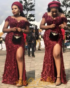 Nigerian Lace Dress, Nigerian Dress Styles, Aso Ebi Lace Styles, Aso Ebi Lace, Latest Aso Ebi Styles, Lace Gown Styles