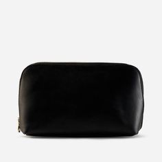 Black Modern Pouch Phone Bag For Daily Use, Functional Business Pouch With Zipper Pocket, Modern Clutch With Cell Phone Pocket, Rectangular Evening Pouch With Zipper Closure, Modern Compact Wallets With Zipper Pouch, Everyday Pouch Case With Cell Phone Pocket, Chic Everyday Pouch With Cell Phone Pocket, Pouch Cases With Zipper Pocket For Everyday Use, Everyday Use Rectangular Case Organizer With Zipper Pouch