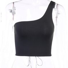 Top Erotica-Tops-Pisani Maura-Pisani Maura Small Vest, Tank Top Straps, Closet Essentials, Milk Silk, Vest Fashion, Ankle Bones, Measurement Chart, Strap Top, One Shoulder Tops