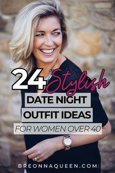 Embrace date night glamour with these 24 outfit ideas created specifically for fabulous forty-somethings. The article offers a mix of casual and formal looks that celebrate your unique style and help you make unforgettable memories. #FortyAndFabulous #DateNightGlamour Quiz Night Outfit, Night Out Clothes For Women, Casual Chic Date Outfit, Going Out Over 40 Outfit, Going Out Outfits 40s, 30s Night Out Outfit, Going Out Outfits Night 40 Year Old, 40s Going Out Outfit, Datenight Fall Outfits Casual