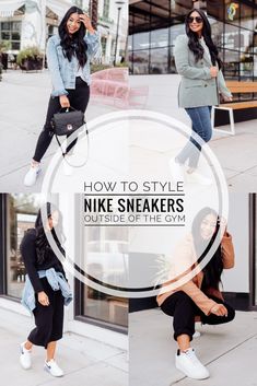 how to style nike sneakers Nike Air Max Woman Outfit, Women Air Max Outfit, Women’s Nike Air Max Outfit, Nike Shoes Women Outfit Street Style, Nike Work Outfits, Nike Sneaker Outfits Women, Nike Shoes Outfits For Women Casual, Nike Air Max Women Outfit, Airmax Outfit Women