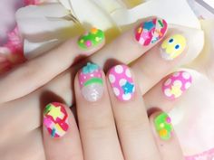 Rush Nails, Nails Inspired, Otaku Mode, Really Cute Nails, Tokyo Otaku Mode, Kawaii Nails, Sugar Rush, Funky Nails, Cute Nail Designs