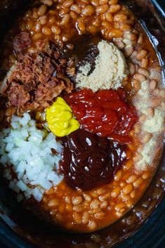 Dr Pepper Baked Beans Crock Pot, Crockpot Loaded Baked Beans, Gourmet Baked Beans, Kardea Brown Baked Beans, Hamburger Beans Recipe Crock Pot, Instant Pot Baked Beans Canned, Five Bean Baked Beans, Baked Beans In Electric Roaster, Crock Pot Meals For Large Groups