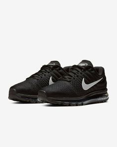 Brand New Men's Nike Air Max 2017 Running Shoes Black / White / Anthracite Size 9 - Retail Price $190 These shoes were purchased from an authorized Nike retailer and are guaranteed authentic.  Original box is included, but please note the box may contain slight tears, dents, or rips from being shipped to me. Manufacturer's Description Get ready because the Men's Nike Air Max 2017 Running Shoes are here and quite possibly the best iteration of the iconic series yet!  Flymesh upper is lightweight Sporty Black Walking Shoes With Air Cushioning, Black Nike Air Max For Jogging, Nike Black Functional Sneakers, Black Dynamic Sneakers With Air Max Cushioning, Nike Black Sneakers For Jogging, Black Functional Nike Sneakers, Dynamic Black Sneakers With Boost Midsole, Black Nike Air Max Low-top Sporty, Black Nike Air Max Lace-up For Jogging