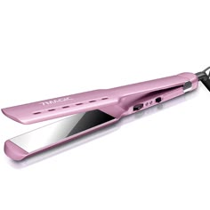 PRICES MAY VARY. Suitable for All Hair Type - This 7MAGIC hair straightener is suitable for all hair types, even on damp hair. The smooth titanium plates glide over hair, releasing the steam generated by damp hair through the vents in the plates and housing for a conditioning effect. The vents of steam hair straightener eliminate excess heat, allowing the casing to withstand higher heat levels. Save Time in Straightening Hair - This titanium flat iron lets you create ultra-shiny, straightening styles. 1.7” extra wide ultra-smooth titanium plates straighten hair faster and smoother with no pulling. Straightening time is faster than mini flat iron. Advanced titanium plating technology makes styles last longer. Evenly Distributed Heat & Fast Reheating - With the industry's most stable level o Titanium Straightener, Travel Flat Iron, Titanium Hair Straightener, Mini Flat Iron, Titanium Hair, Steam Hair, Steam Hair Straightener, Straightening Hair, Titanium Flat Iron