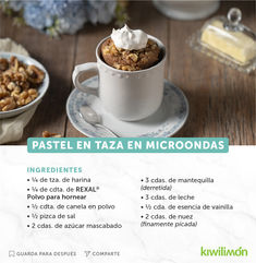 a recipe for dessert in a cup with whipped cream and walnuts on the side